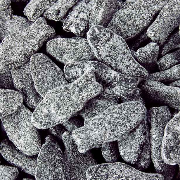 Swedish Salty Liquorice Fish Treasure Island Sweets