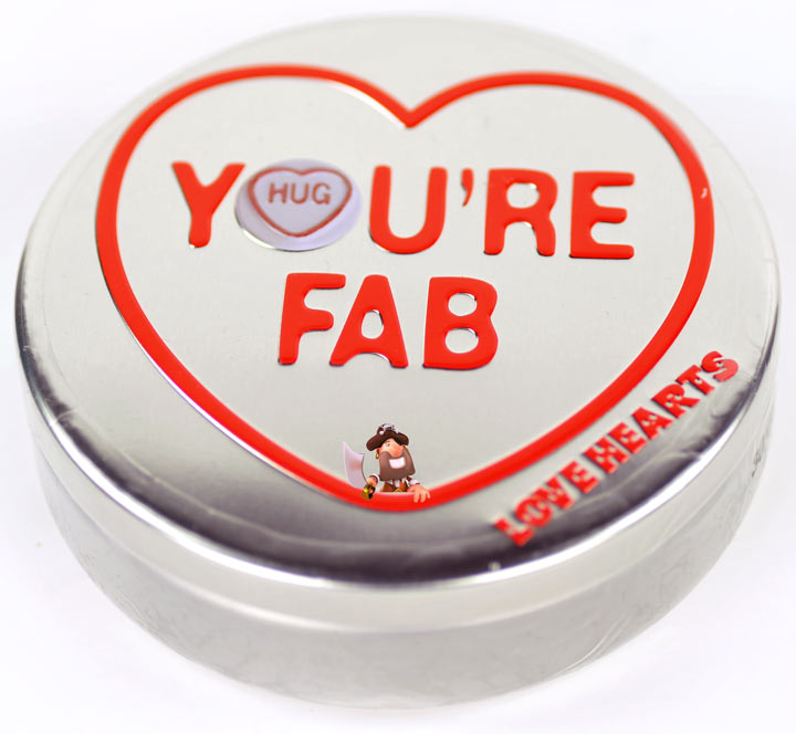 Swizzels Mini Love Hearts Gift Tin treasureislandsweets.co.uk