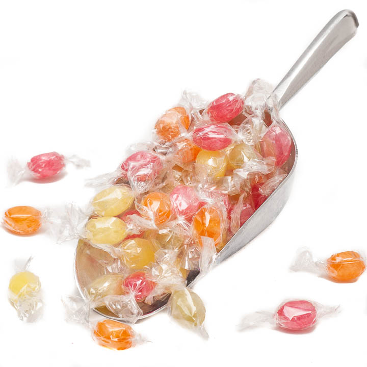 Mini Fruit Bonbon Sweets In Wrappers 3Kg (1,500pcs)
