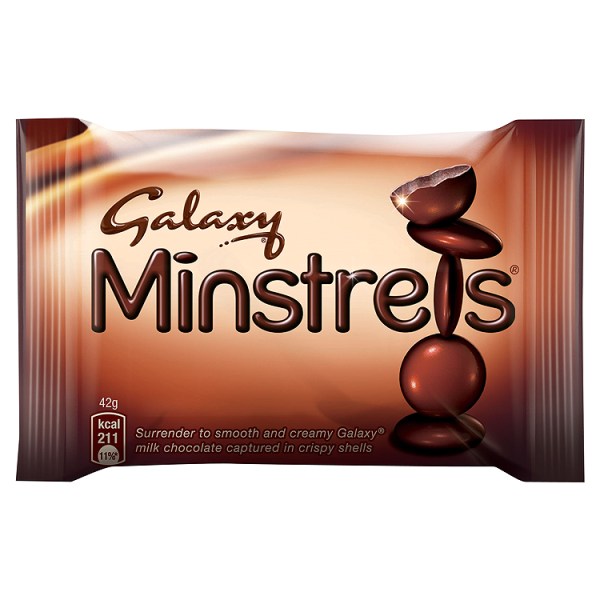 Galaxy Minstrels, 42g  British Chocolate & Sweets - Kellys Expat Shopping