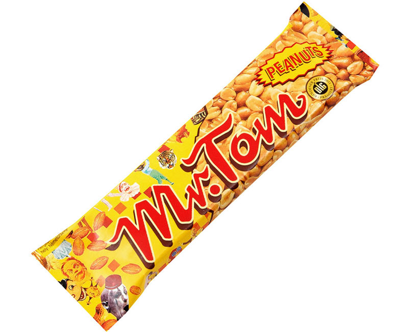 Mr Tom Peanut Bars - Roasted In Caramel - treasureislandsweets.co.uk