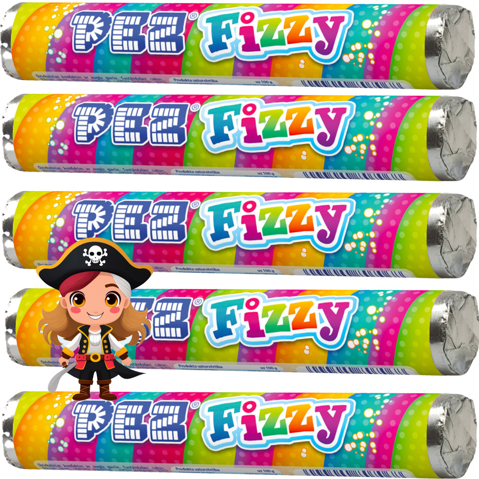Pez Giant Fizzy Roll - Classic PEZ Vibes, Super Sized