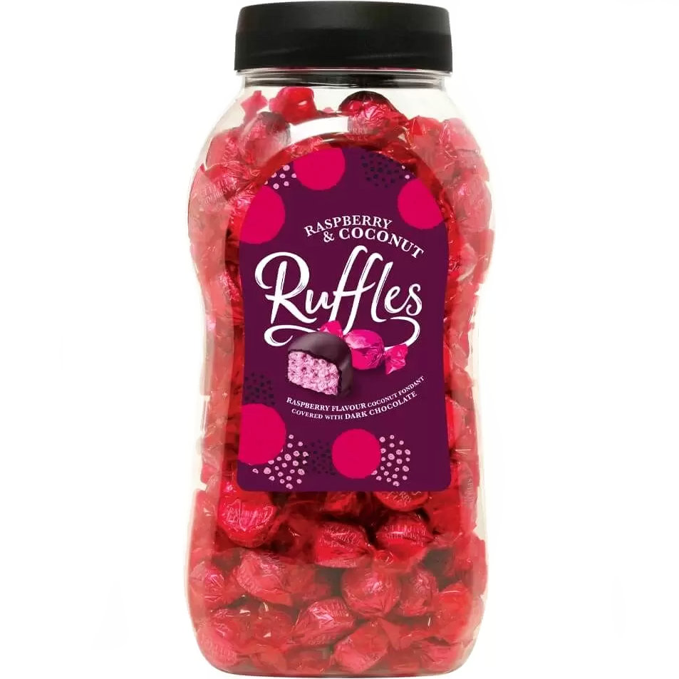 Raspberry Ruffles Bulk Jar 1.5Kg Special Offer £10 OFF