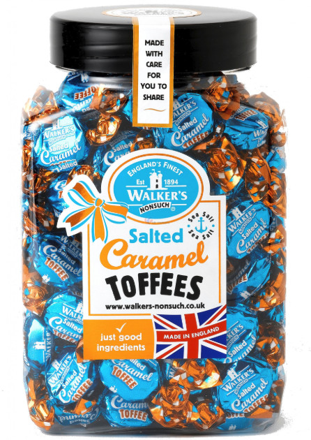 Salted Caramel Toffee Jar - Walkers Nonsuch 1.25Kg