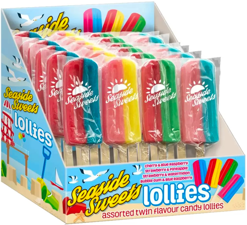 Seaside Lollies With Wooden Stick