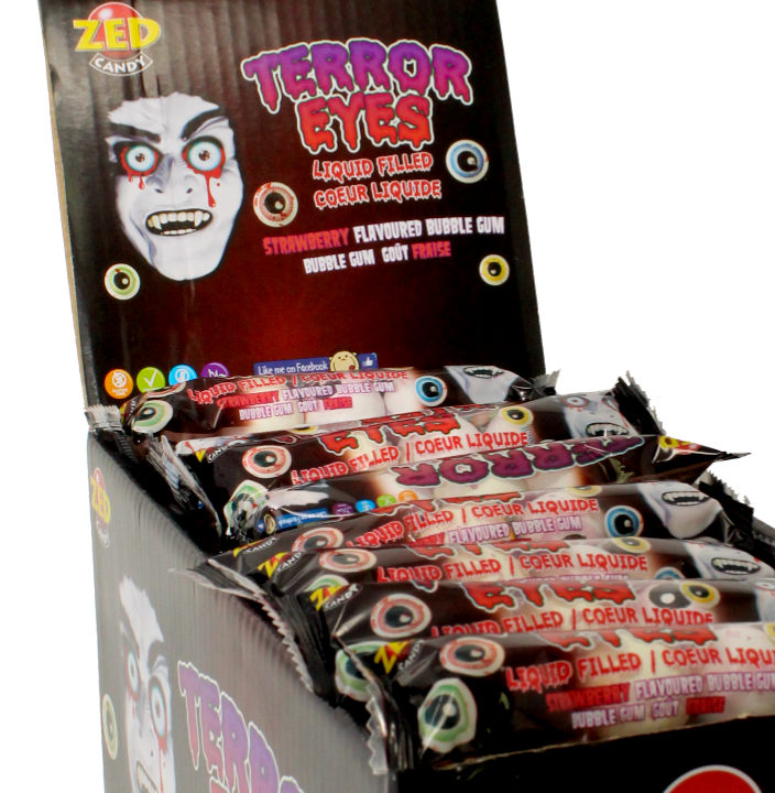 Terror Eyes Bubble Gum (Five Packs)