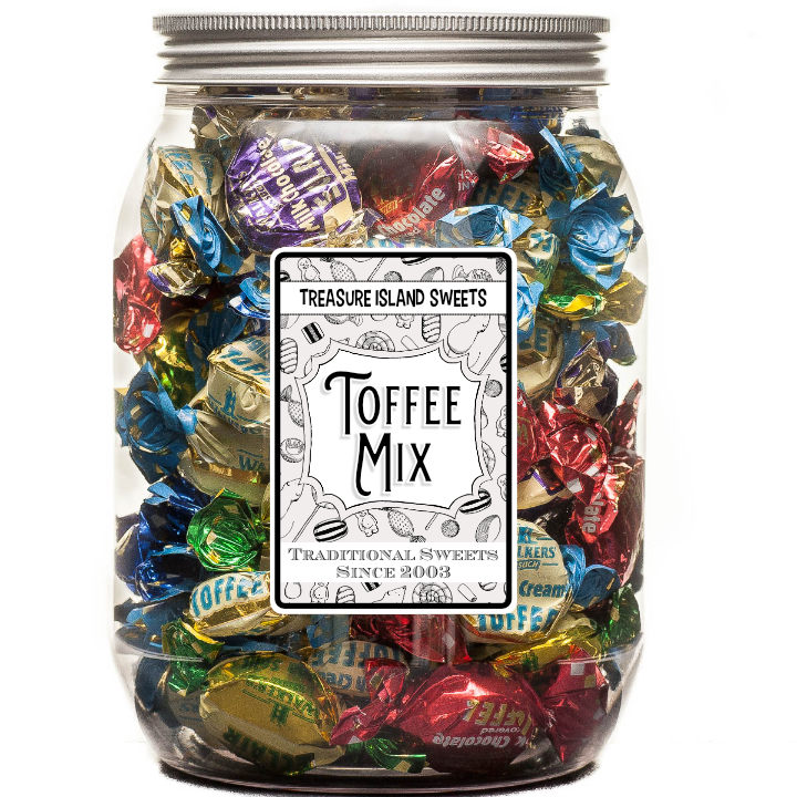 Assorted Toffee Selection Jar