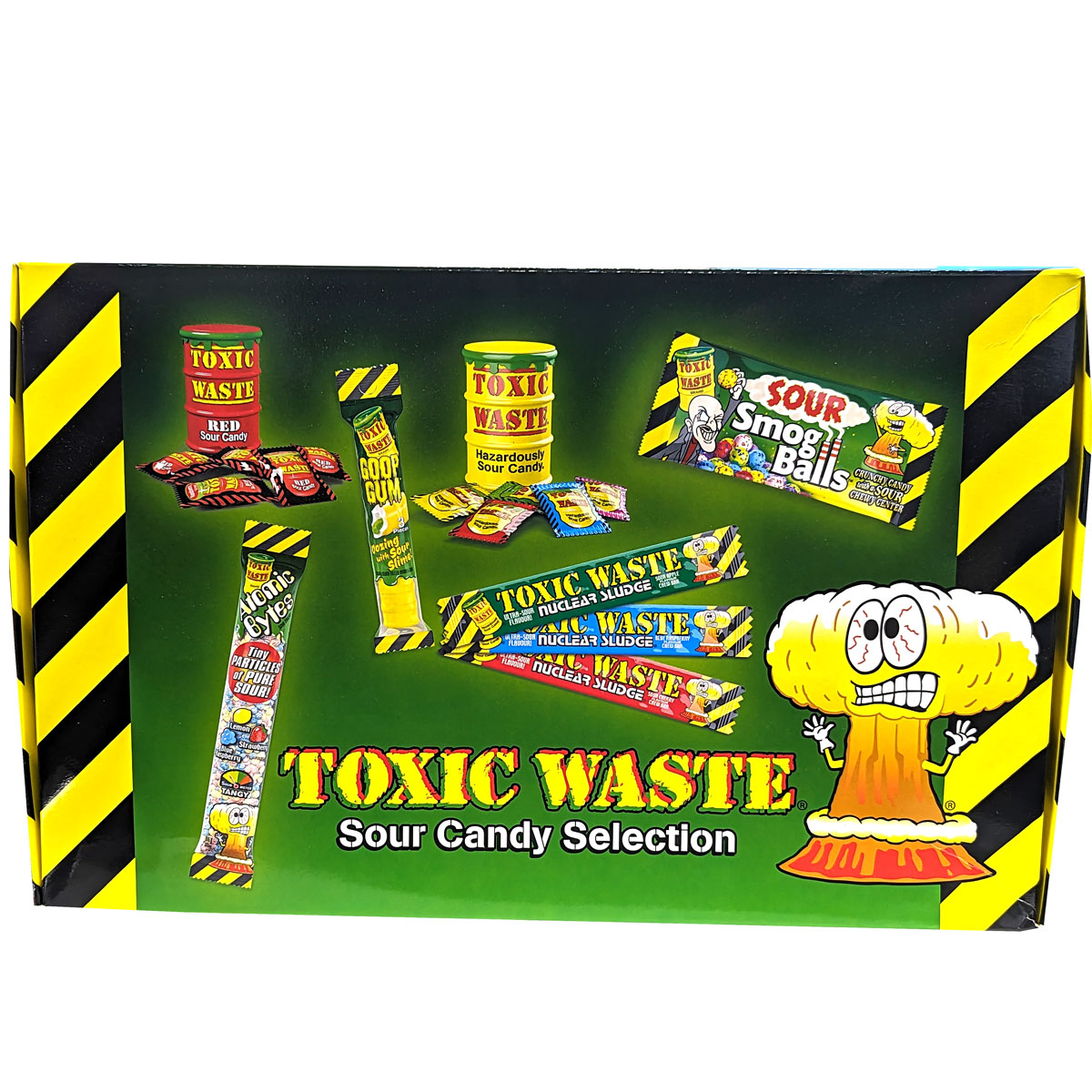 Toxic Waste Nuclear Fusion: Super sour candy with double-flavor  combinations!