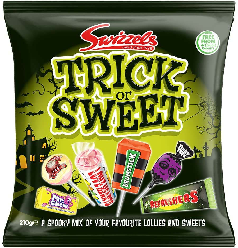 Trick Or Sweet Swizzels Halloween Sweets 210g treasureislandsweets.co.uk