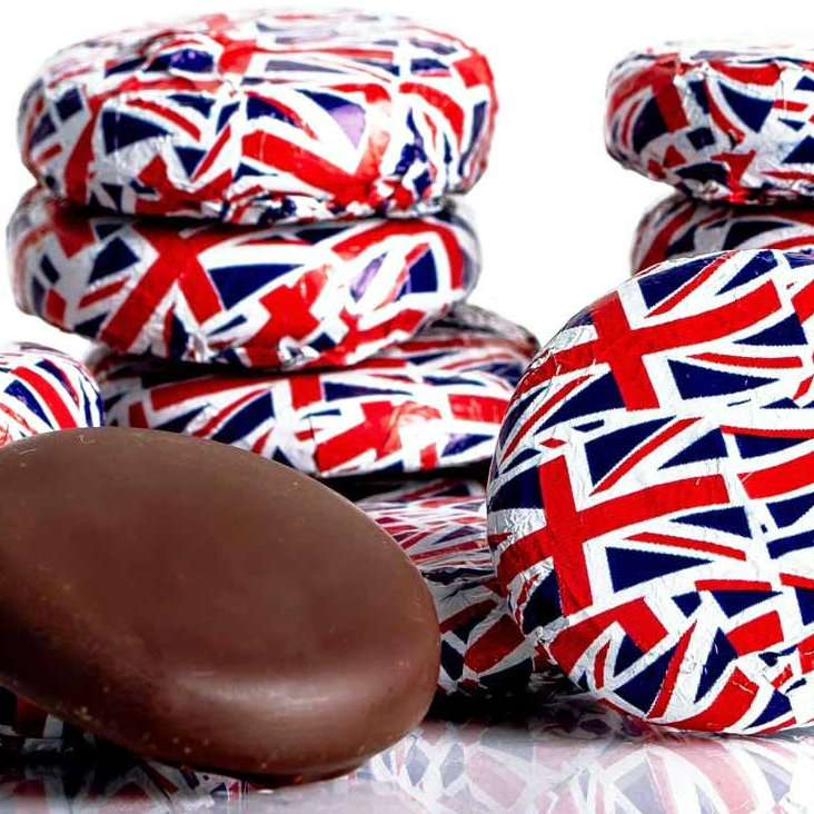 Union Jack Dark Chocolate Mint Creams (Whitakers)