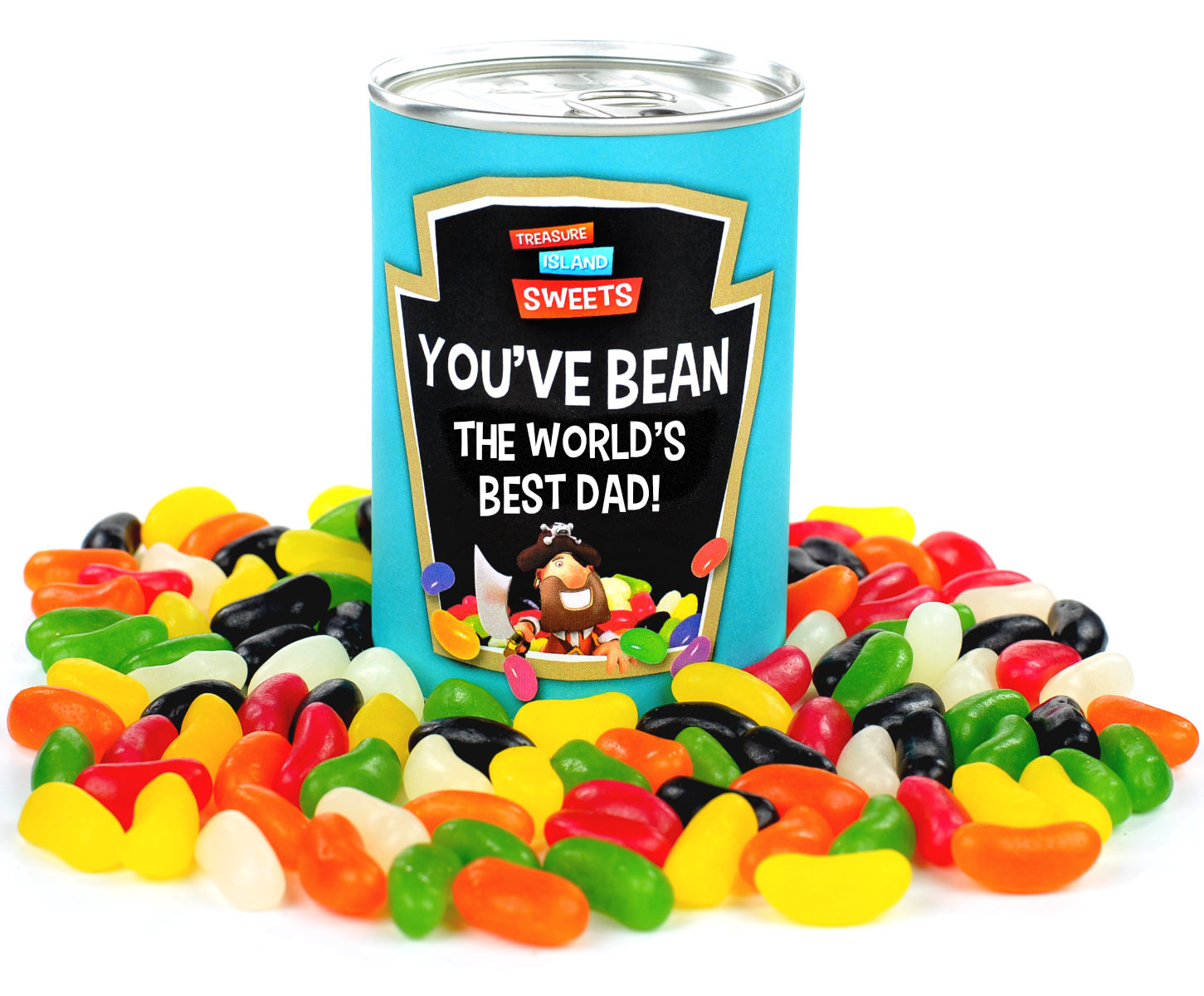 World's Best Dad Bean Can - For Father's Day, Christmas or Dad's Birthday