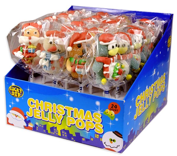 Christmas Jelly Pops treasureislandsweets.co.uk