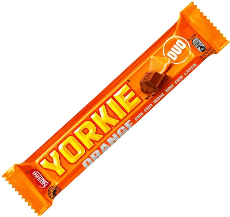 Yorkie Orange DUO Chocolate Bar (BEST BEFORE END APRIL 2022)