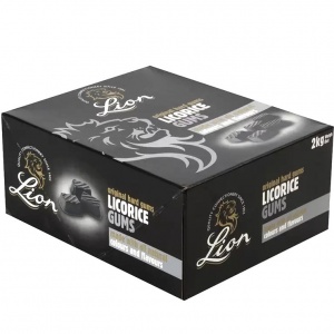 Lions Liquorice Gums 2Kg Box