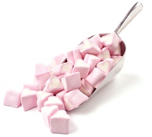 Mini Marshmallow Hearts