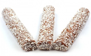 Coconut Marshmallow Logs