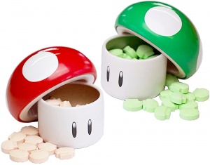Super Mario Sour Candy Mushroom Tin