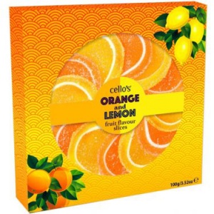 Orange & Lemon Slices 100g (Cello's)