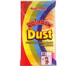 Rainbow Dust Straws (Swizzels)
