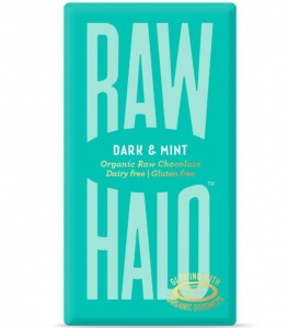 Raw Halo Vegan - Dark & Mint Organic Raw Chocolate Bar 35g