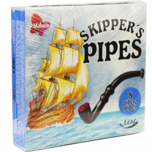 Liquorice Skipper Pipes  - Gift Box Of 8 Pipes