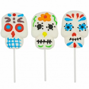 Skull Mallows (Halloween Lolly Treats)