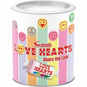 Swizzels Mini Love Hearts Gift Drum 200g