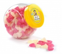 Jelly Bean Hearts Jar