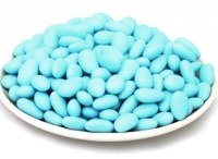 Blue Sugared Almonds (1Kg) Approx 200
