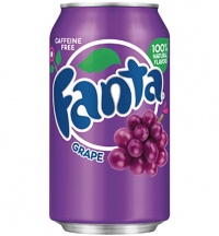 Fanta Grape USA Soda Can 355ml