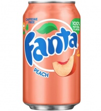 Fanta Peach USA Soda Can 355ml