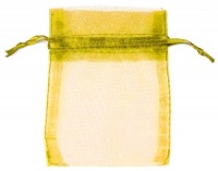 Gold Organza Bags x 10