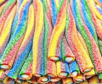 Sour Rainbow Pencils (cream filled)