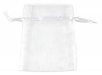 White Organza Bags x 10
