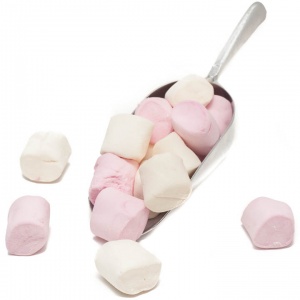 Vegan Marshmallows Pink & White (1Kg Bag)