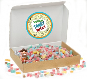 Vegan Tangy Mix Of Fizzy Sweets (Whopping 1Kg Gift Box)
