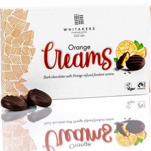 Whitakers Dark Chocolate Orange Creams 150g Gift Box