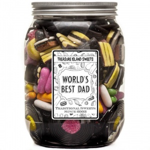 World's Best Dad Liquorice Selection Jar